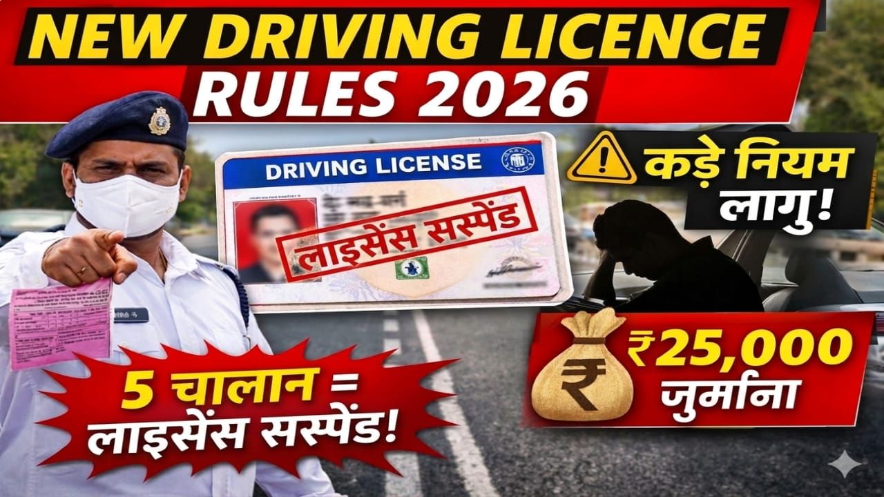 अब लाइसेंस बनाना और रखना हुआ सख्त, जानिए नए नियम और पूरा अपडेट